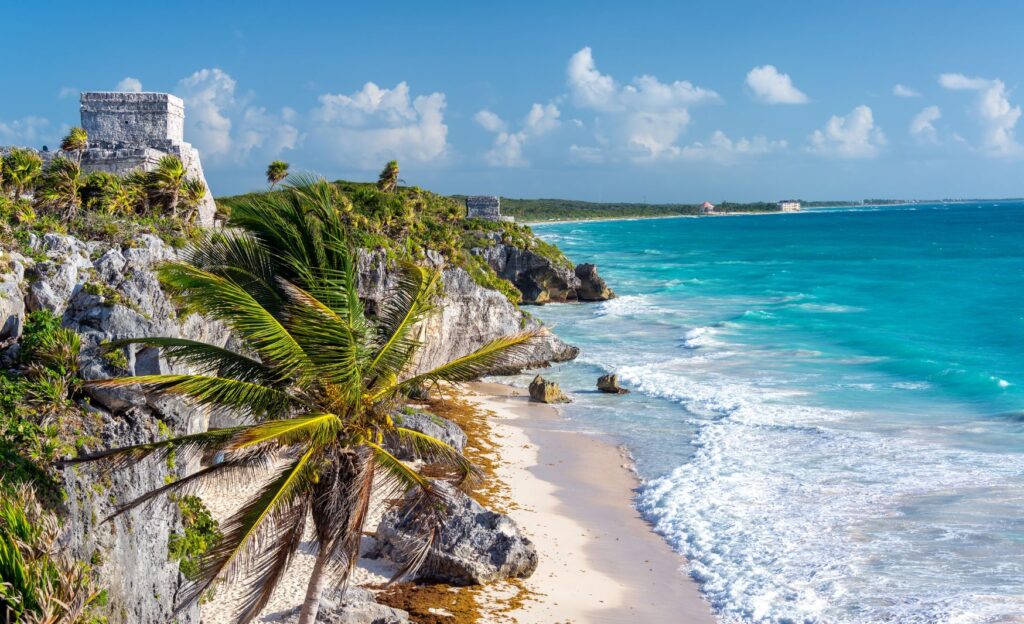 Whether you're wading in the turquoise waves or snorkeling along the reefs, March is an ideal time for water activities in Tulum.