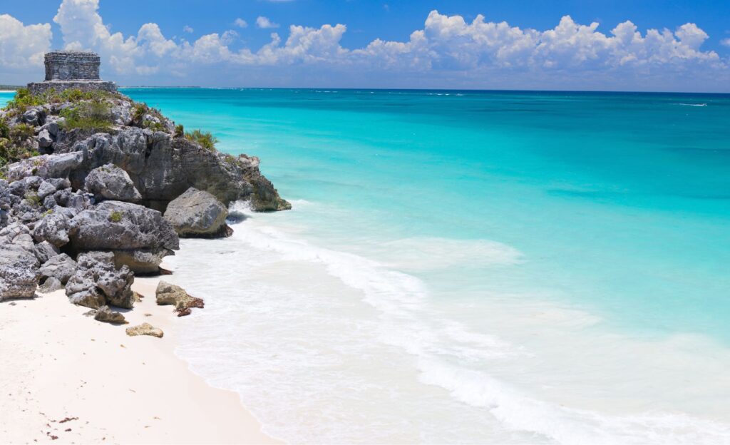 The Caribbean Sea's turquoise waters are one of the top reasons visitors flock to Tulum, and in March and April, they’re simply irresistible.