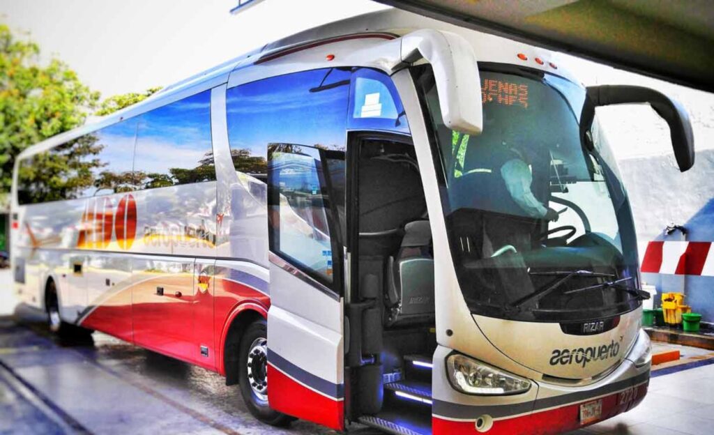 ADO, the main bus operator in the state of Quintana Roo, offers frequent services to Tulum
